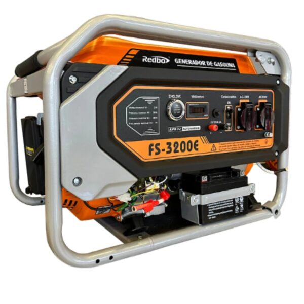 Generador Bencinero Electrico Partida Eléctrica max3200 watts