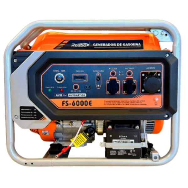 Generador Gasolina FS-6000E 5,5 KVA REDBO - Image 2